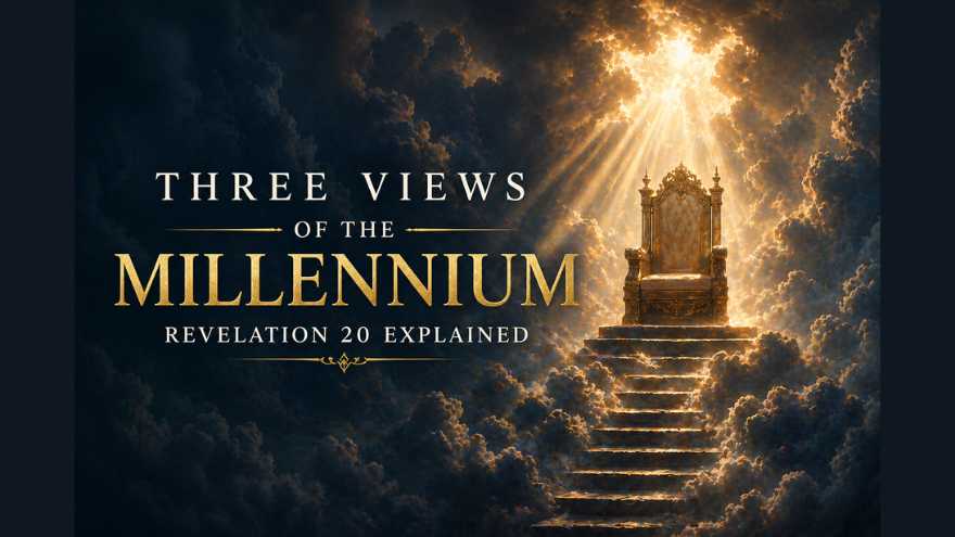 Three Views of the Millennium with the Lord's Throne in the Clouds by Steve Wood